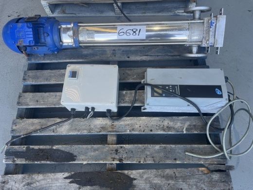 Multistage Pump, Lowara, 5SV25FO40T-D, IN/OUT: 75mm Dia